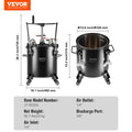 Spray Paint Pressure Pot Tank 20L with Casters Leak Repair