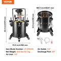 Spray Paint Pressure Pot Tank 10L Automatic Stirring 70psi