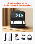PS5 Carrying Case Shockproof Travel Bag EVA Soft Lining