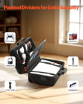 PS5 Carrying Case Shockproof Travel Bag EVA Soft Lining