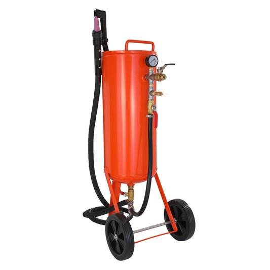 10 Gallon Sand Blaster 60-110 PSI Portable Abrasive Blasting Tank Kit
