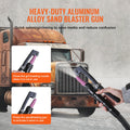 10 Gallon Sand Blaster 60-110 PSI Portable Abrasive Blasting Tank Kit