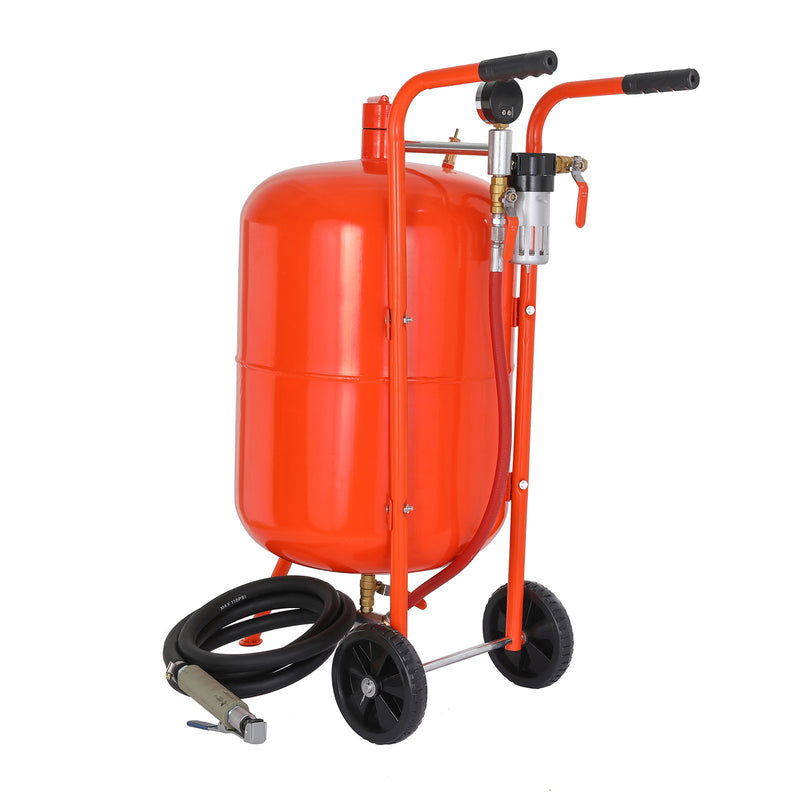20 Gallon Sandblaster 60-110 PSI Portable Abrasive Tank Kit