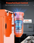 Sandblasting Cabinet 435L Dual Guns 1200W Dust Collector