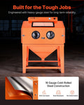 Sandblasting Cabinet 435L Dual Guns 1200W Dust Collector