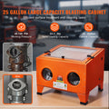 25 Gallon Sandblasting Cabinet 40-120PSI Benchtop Sand Blaster