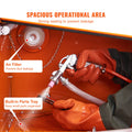 25 Gallon Sandblasting Cabinet 40-120PSI Benchtop Sand Blaster