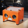 25 Gallon Sandblasting Cabinet 40-120PSI Benchtop Sand Blaster