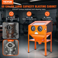 60 Gallon Sandblasting Cabinet Stand Blasting Gun 4 Nozzles
