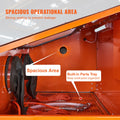 60 Gallon Sandblasting Cabinet Stand Blasting Gun 4 Nozzles