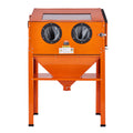 60 Gallon Sandblasting Cabinet Stand Blasting Gun 4 Nozzles