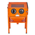 60 Gallon Sandblasting Cabinet Stand Blasting Gun 4 Nozzles