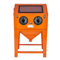 90 Gallon Sandblasting Cabinet 40-120PSI Heavy Duty Sand Blaster