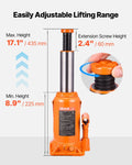 Hydraulic Bottle Jack 20 Ton 225-435mm Lifting Range Heavy Duty