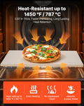 Pizza Stone 508x355mm Cordierite Rectangular Extra Large 17mm