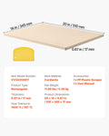 Pizza Stone 508x355mm Cordierite Rectangular Extra Large 17mm