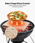Pizza Stone 508x355mm Cordierite Rectangular 15mm + Aluminum Peel