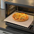 Pizza Stone 508x355mm Cordierite Rectangular 15mm + Aluminum Peel