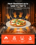 Pizza Stone 381mm Round Cordierite Extra Large 17mm Thick