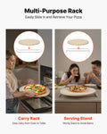 Pizza Stone 406mm Round Cordierite 17mm Thick Oven Baking