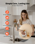 Pizza Stone 406mm Round Cordierite 17mm Thick Oven Baking