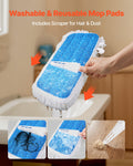 Spray Mop 800ml Microfibre Pads Wet Dry Floor Cleaning Tiles Wood