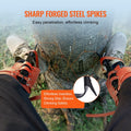 Tree Climbing Spikes Set 1 Pair Steel Spurs Safety Rope Harness 350lbs