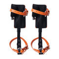 Tree Climbing Spikes Set 1 Pair Steel Spurs Safety Rope Harness 350lbs
