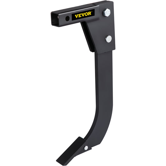 Hitch Mounted Ripper, 40.6cm Shank Length Box Scraper Shank, 4 Hole Site Box Blade for Tractor, 2 Locating Pins Ripper Shank, 2 Plough Tips Box Blade Shank Teeth