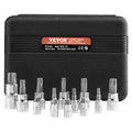 Torx Bit Socket Set 13pc T8-T60 S2 Alloy Steel 1/4 3/8 1/2in