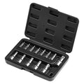 Torx Bit Socket Set 13pc T8-T60 S2 Alloy Steel 1/4 3/8 1/2in