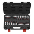Torx Bit Socket Set 34pc T6-T70 1/4 3/8 1/2 Drive Cr-V Steel Case
