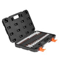 Torx Bit Socket Set 34pc T6-T70 1/4 3/8 1/2 Drive Cr-V Steel Case
