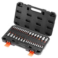 Torx Bit Socket Set 34pc T6-T70 1/4 3/8 1/2 Drive Cr-V Steel Case