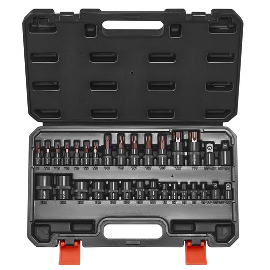 Torx Bit Socket Set 31-Piece T8-T70 E4-E24 Steel External