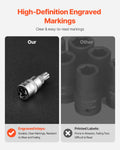 Torx Socket Set 60-Piece T6-T70 1/4