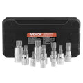 XZN Triple Square Spline Bit Socket 10 Piece M4-M18 Cr-V Steel