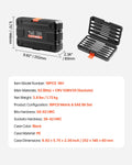 Allen Hex Bit Socket Set 18pc 3/8