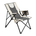 Folding Camping Chair 3 Positions 260lbs Padded High Back Armrest