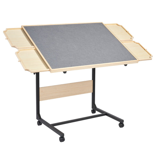 1500 Piece Puzzle Table 86x63cm 4 Drawers Wheels Adjustable