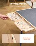 1500 Piece Puzzle Table 86x63cm 4 Drawers Wheels Adjustable