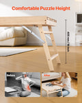 VEVOR Puzzle Board 1500 Piece Folding Legs Wooden Jigsaw 86x63cm