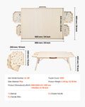 VEVOR Puzzle Board 1500 Piece Folding Legs Wooden Jigsaw 86x63cm