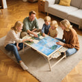 VEVOR Puzzle Board 1500 Piece Folding Legs Wooden Jigsaw 86x63cm