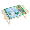 Puzzle Board 1500pc 86x63cm Folding Legs Wooden Jigsaw Portable