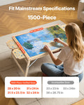 Puzzle Board 1500pc 86x63cm Folding Legs Wooden Jigsaw Portable