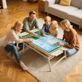 Puzzle Board 1500pc 86x63cm Folding Legs Wooden Jigsaw Portable