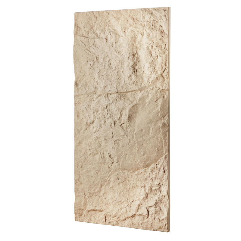 3D Wall Panels, 4 Pack 120 x 60 cm PU Natural Stone Imitation Wall Art Tiles, 2.97 m² Coverage Accent Wall Panel, Interior Home Decor for Ceiling, Bedroom, Living & Gaming Room, Stone Yellow