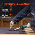 Hot Air Welder 1600W PVC TPO Vinyl Heat Gun & 9 Accessories