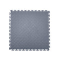 Garage Floor Tiles Interlocking 16 Pack 513mm Diamond Plate Grey PVC